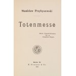 Stanisław Przybyszewski. *Totenmesse*. Berlin, 1893.