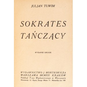 Julian Tuwim. Socrates Dancing. Second edition. Warsaw, 1920.