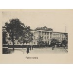 [Lviv—a small leporello-style album]. Ten views of the city (leporello, 5.5 x 8 cm when folded), mounted on a postcard featuring a view of the Mickiewicz Column.