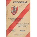 Międzynarodowe Oficjalne Zawody Konne Warszawa. Program. Środa 7 Czerwca. [Warszawa 1933].