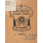 Spiess Ludwik a syn. Varšavská akciová společnost pro obchod s lékárenským zbožím, dříve: „Sjednocení lékárníci“ a … Ceník 1920/21. Varšava 1920.