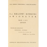 Třetí národní soutěž letounů. 24. září – 6. října 1930. Program soutěže. Průběh a výsledky. Pravidla 1. a 2. národní soutěže letounů LOPP. [Varšava] 1930.