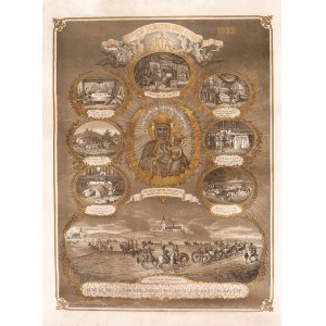 [Częstochowa - affiche]. « 550e anniversaire de l'arrivée de l'image de Notre-Dame de Jasna Góra ». 1932.