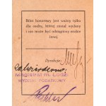 [Łódź]. Documents of everyday life: coal ration cards from 1917–1918 (2 items); monthly passes from 1930–1933 (3 items); an honorary ticket to a sports circus for the International Wrestling Champions Tournament (no year).