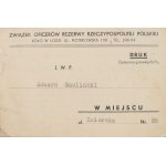 [Łódź]. Reserve Officers' Association. Four invitations. 1935–1938.