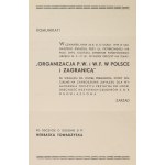 [Łódź]. Reserve Officers' Association. Four invitations. 1935–1938.