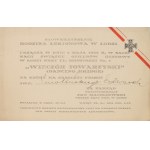 [Łódź]. Reserve Officers' Association. Four invitations. 1935–1938.