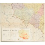 [Poland - map]. Map of Poland. Warsaw, 1956.