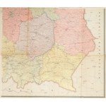 [Poland - map]. Map of Poland. Warsaw, 1956.