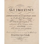 [Sieradz]. The ceremonial closing of the academic year at the Sieradz District School will take place on July 19–31, 1839, to which the school inspector, on behalf of the institution, cordially invites government officials as well as the parents and guard