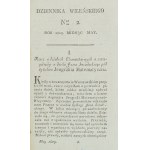 The Vilnius Gazette. Year 1805. Issue 2 (May).