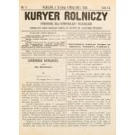 Kurjer Rolniczy. Vol. 9 (1881), Nos. 1–52. Warsaw, 1881.