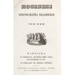 Yearbooks of the National Economy. Vol. 2, No. 2. Warsaw, 1843.