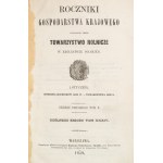 Yearbooks of the National Farm. Vol. 17, No. 34 (January). Warsaw, 1859.