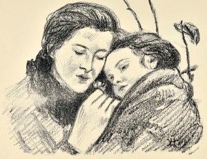 Wlastimil HOFMAN (1881-1970), Matka z dzieckiem