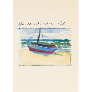 Soter August JAXA-MAŁACHOWSKI (1867–1952), A Boat on the Shore, 1934