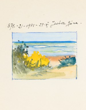 Soter August JAXA-MAŁACHOWSKI (1867-1952), Łódź na brzegu, 1934