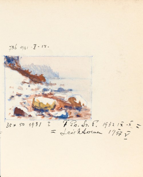 Soter August JAXA-MAŁACHOWSKI (1867-1952), Brzeg Bałtyku zimą, 1931