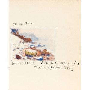Soter August JAXA-MAŁACHOWSKI (1867–1952), Pobřeží Baltského moře v zimě, 1931