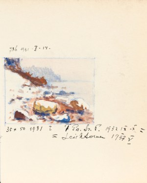 Soter August JAXA-MAŁACHOWSKI (1867-1952), Brzeg Bałtyku zimą, 1931