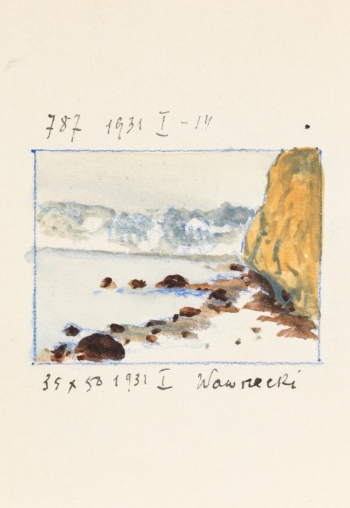 Soter August JAXA-MAŁACHOWSKI (1867-1952), Brzeg Bałtyku zimą, 1931