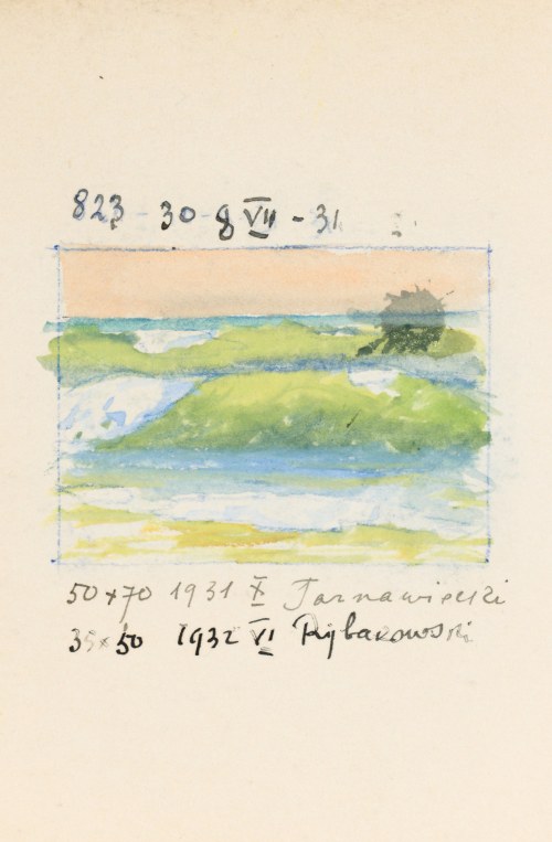 Soter August JAXA-MAŁACHOWSKI (1867-1952), Łodzie w porcie, 1931