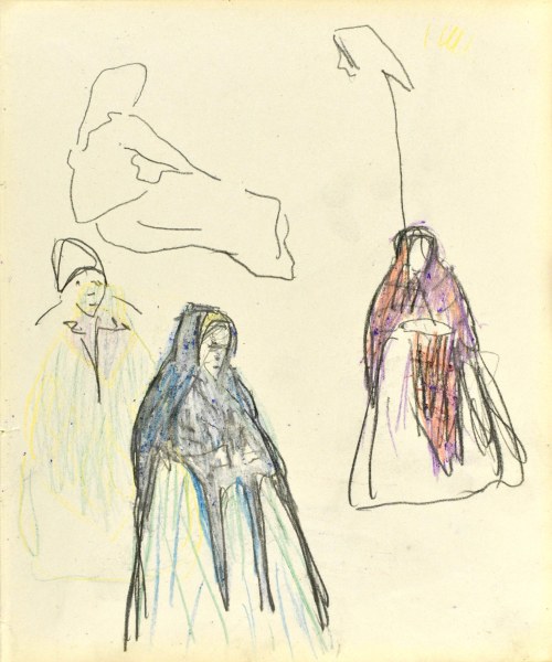 Stanisław KAMOCKI (1875-1944), Szkice wiejskich bab, VI 1903