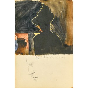 Emilia KNAUSÓWNA (1883-1924), Alla luce di una candela