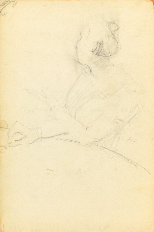 Emilia KNAUSÓWNA (1883-1924), Przy świeczce