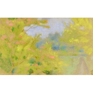 Emilia KNAUSÓWNA (1883-1924), Veduta dal giardino