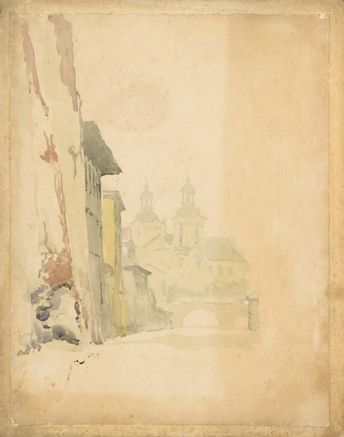 Józef PIENIĄŻEK (1888-1953), Krakowska uliczka