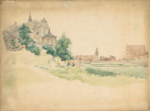 Józef PIENIĄŻEK (1888-1953), Widok Krakowa