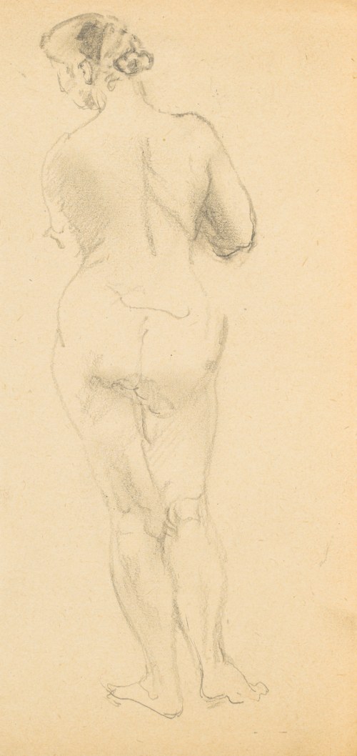Kasper POCHWALSKI (1899-1971), Akt stojącej kobiety, 1953