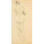 Kasper POCHWALSKI (1899-1971), Akt stojącej kobiety, 1953