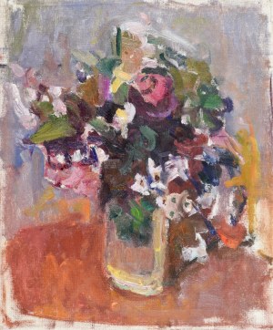Zygmunt SCHRETER / SZRETER (1886-1977), Bukiet kwiatów w wazonie