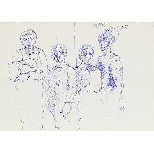 Roman BANASZEWSKI (1932–2021), Sketches of Various Figures