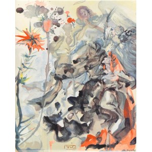 Salvador DALI (1904–1989), Zjevení svatého Jakuba. Ilustrace k Dantově Božské komedii
