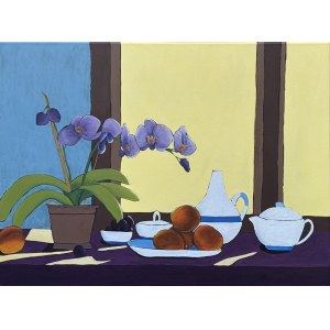 Sebastian Stachura (geb. 1979), Stillleben mit Orchidee, 2026