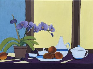 Sebastian Stachura (ur. 1979), Martwa natura z orchideą, 2026