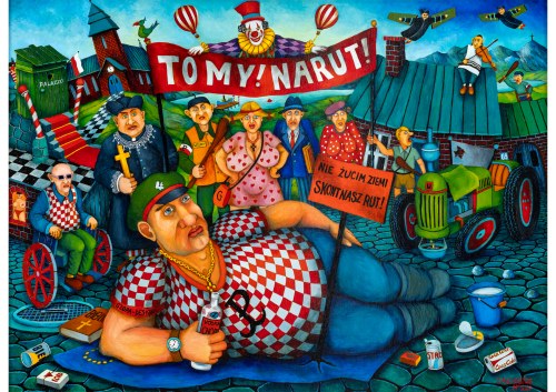 Jacek Lipowczan (ur. 1951), To my! Narut.., 2025