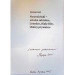 CZERNI, Krystyna, Nowosielski—Sacred Art. Lourdes, Biały Bór, private collection, handwritten DEDICATION, Kraków 2023.