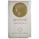KRASISKI, Listy do ojca, odręczna dedykacja Stanisława Pigonia- autora wstępu i opracowania dla prof. Tadeusza Ulewicz, Warszawa 1963 r.