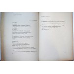 An Anthology of Contemporary Poetry from the Świętokrzyskie Region, Kielce, 1947, introduction by Juliusz Nowak Dłużewski, selected by Jan Maria Gisges, cover design by Zygmunt Kinastowski