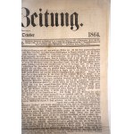KRAKAUER ZEITUNG nr 241. Dennerstag den 20 October, VIII Jahrgang, ze znaczkiem i pieczątką opłaty, Czwartek, 20 października, Galicja, Kraków 1864 r.