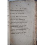 WITWICKI, Stefan, TOBIJASZ: A LYRICAL SCENE, a gift from Leszek Bednarczuk (signed) to Prof. Tadeusz Ulewicz, first edition 1829.