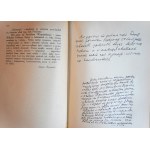 In memoria di Wilhelm Feldman, firma autografa del prof. Tadeusz Ulewicz, Cracovia 1922.