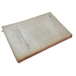 In memoria di Wilhelm Feldman, firma autografa del prof. Tadeusz Ulewicz, Cracovia 1922.