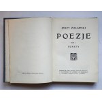 ŻUŁAWSKI, Jerzy, *Poems*, Volumes 1–4. Published in 1908 by H. Altenberg’s bookstore in Lviv; printed at the National Printing House in Kraków. Cloth binding, gilt edges. Provenance stamps: T. E. Radzikowski