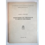 OSTROWSKI JANUSZ A. Le personificazioni della provincia nell’arte romana [dedica dell’autore, Università Jagellonica]