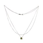 CHOPARD, Fancy color diamond gold necklace pendant